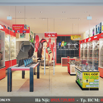 Dự án thiết kế shop điện thoại máy tính ABC Shop